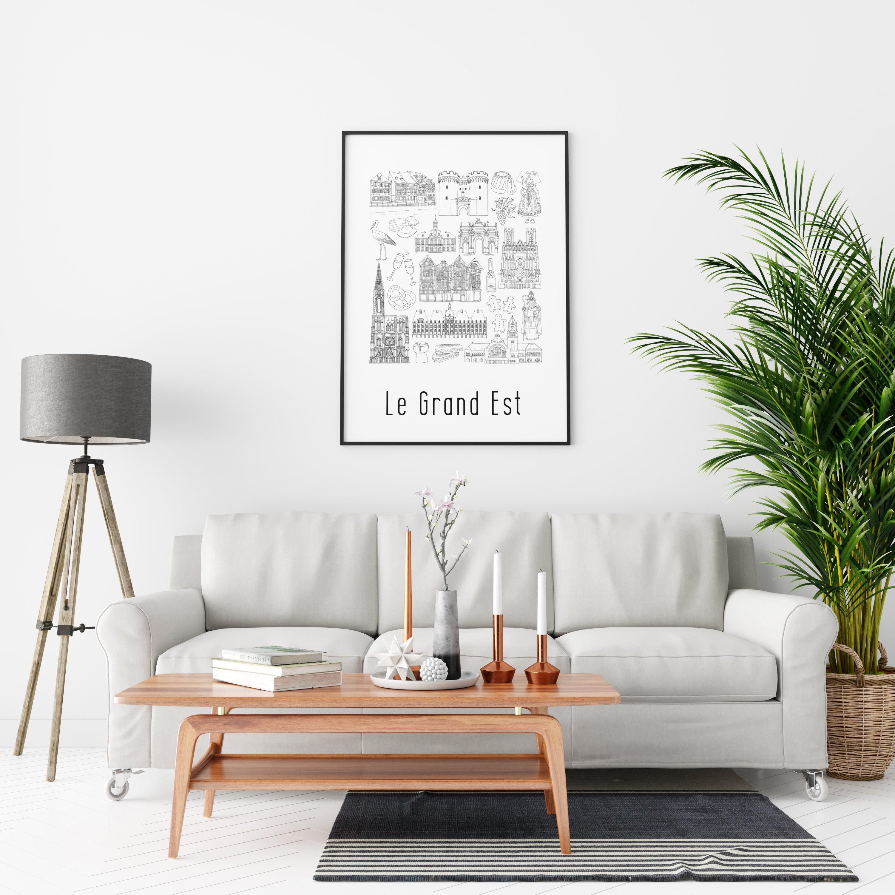Le Grand Est Poster - A4 / A3 / 40x60 Paper - Etsy