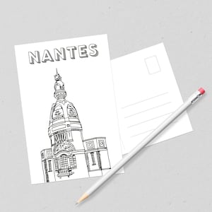Carte postale Tour LU - Nantes