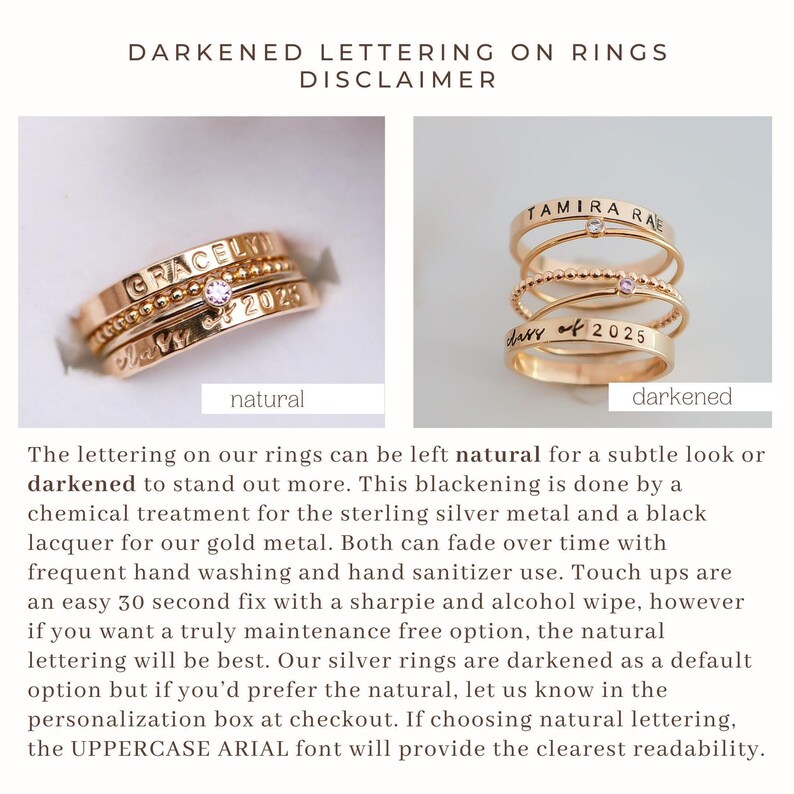 a brochure with a picture of a ring