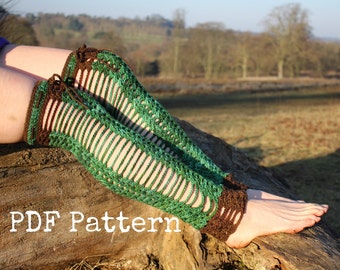 PATTERN Warrior Queen crochet thigh highs Pattern