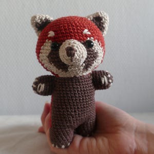 Red Panda Amigurumi Plushie - handmade crochet