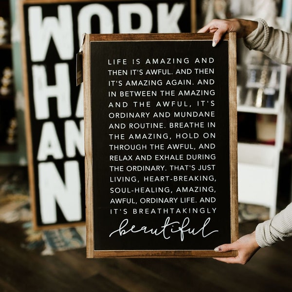 Life is Amazing and Then Its Awful - Etsy UK