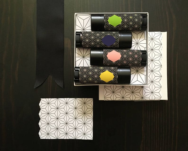 Vegan Lip Balm Gift Set All Natural Essential Oil Pure Rose Lavender Bergamot Matcha Jasmine Aromatherapy image 8