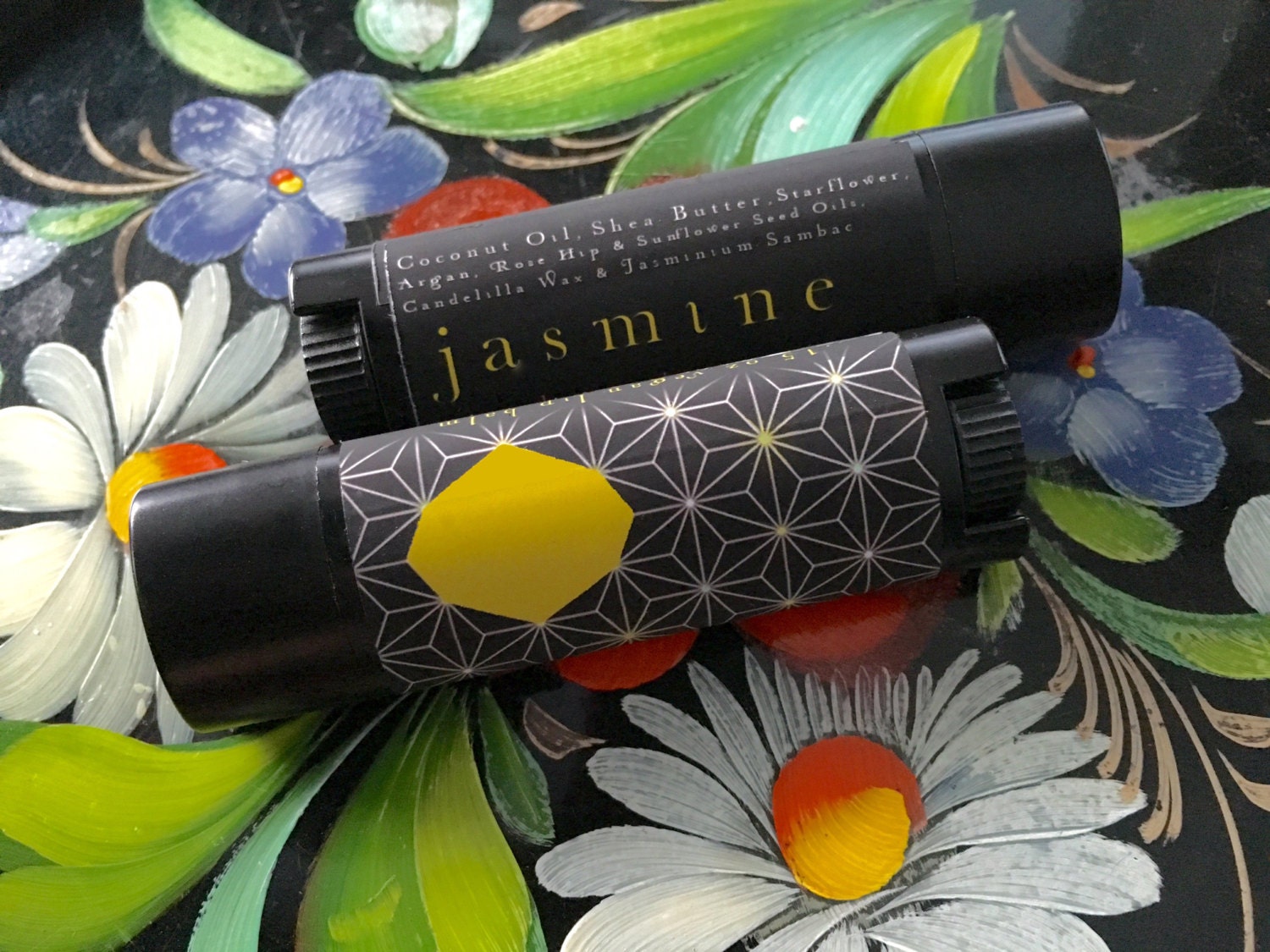 Jasmine Lip Balm Essential Oil All Natural Pure Vegan 100 Etsy