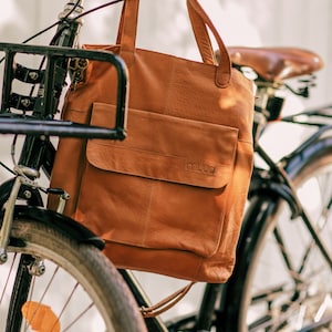 MUUD ARENDAL project bag, leather bag, tote