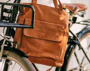 MUUD ARENDAL project bag, leather bag, tote