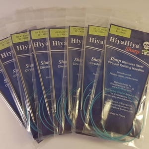 Hiya Hiya SHARP fixed circular needles, 2-15 mm, 80cm image 2