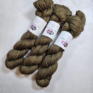 Baby Alpaca DK weight yarn, 100g, SWAMP