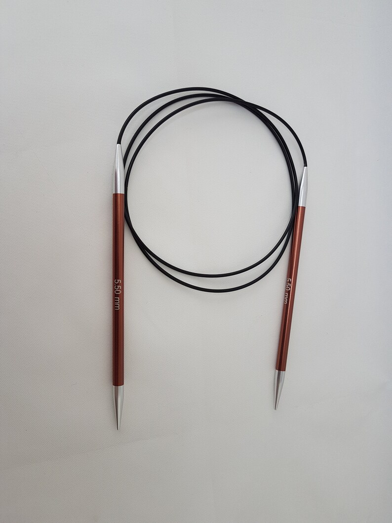KnitPro Zing Circular needles, 100 cm, various sizes 2-12 mm image 3