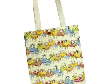 Bolso de lona de algodón SHEEP in SWEATERS, bolso tote, bolso Emma Ball