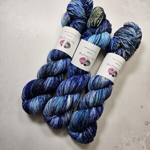 Sw Merino / Nylon yarn, DK weight, 100g, NORTHERN SKIES