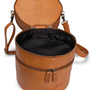 MUUD BTURN leather project bag, bucket bag