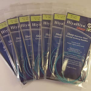 Hiya Hiya SHARP fixed circular needles, 2-15 mm, 80cm image 3