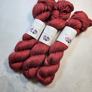 Baby Alpaca DK weight yarn, 100 g, RUSSETT
