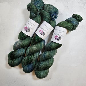 SW Merino Yak Nylon yarn, 4-ply, Fingering weight, 100g, GIVERNY