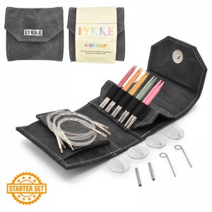 LYKKE COLOUR 3.5&quot; Interchangeable needle STARTER set,