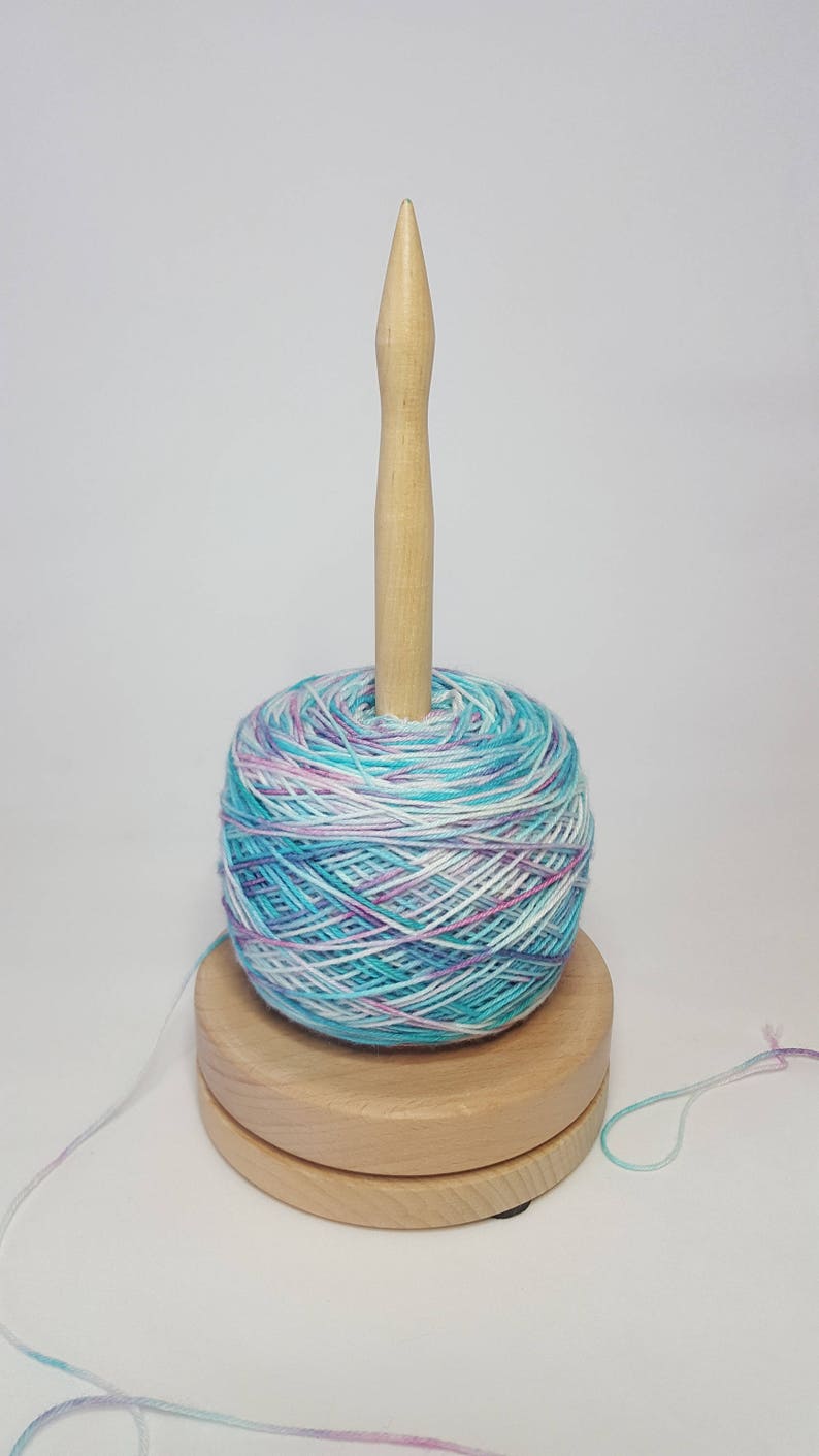 Knitpro NATURAL Yarn Dispenser Spinner Yarn Holder Etsy
