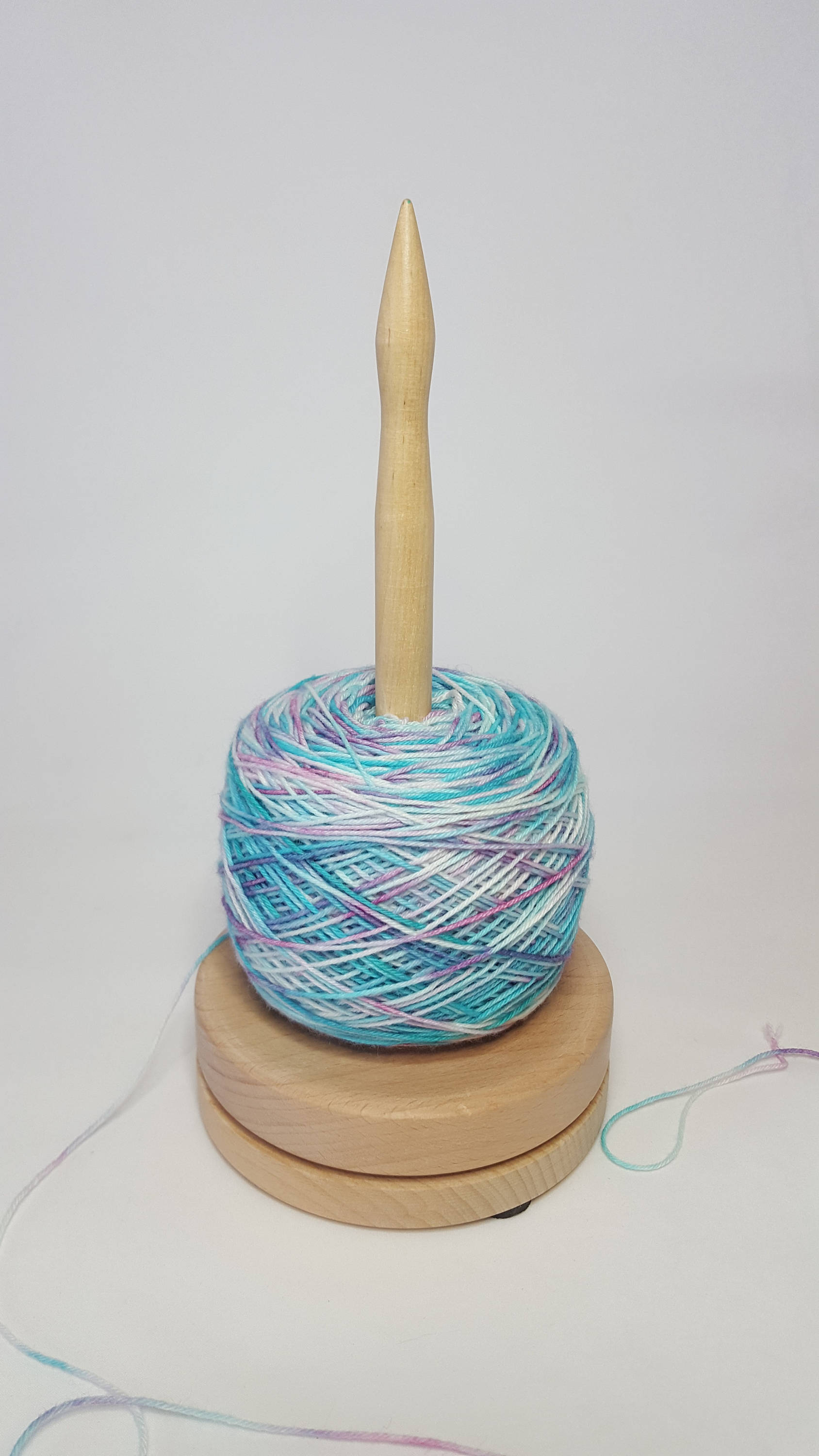 Knitpro NATURAL Yarn Dispenser Spinner Yarn Holder Etsy