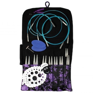 Hiya Hiya STEEL PREMIUM Interchangeable knitting needle set, large 4 &quot;