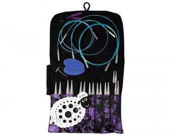 HiyaHiya Steel Premium Interchangeable Knitting Needle Set, large 5"