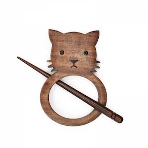 Lykke SHAWL PIN CAT, rosewood