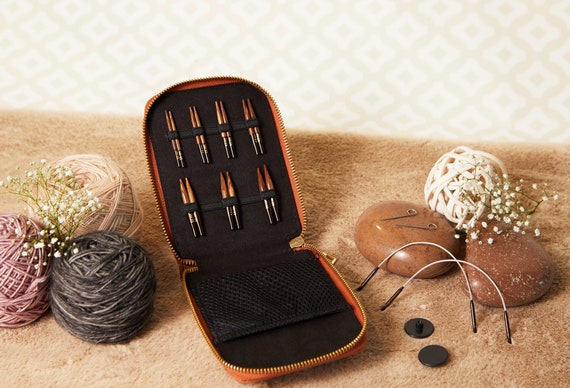 KnitPro Cavo Di Ricambio Per Ferri Circolari Ginger, Nylon E Metallo, 50 Cm, Marrone, Connessione Liscia