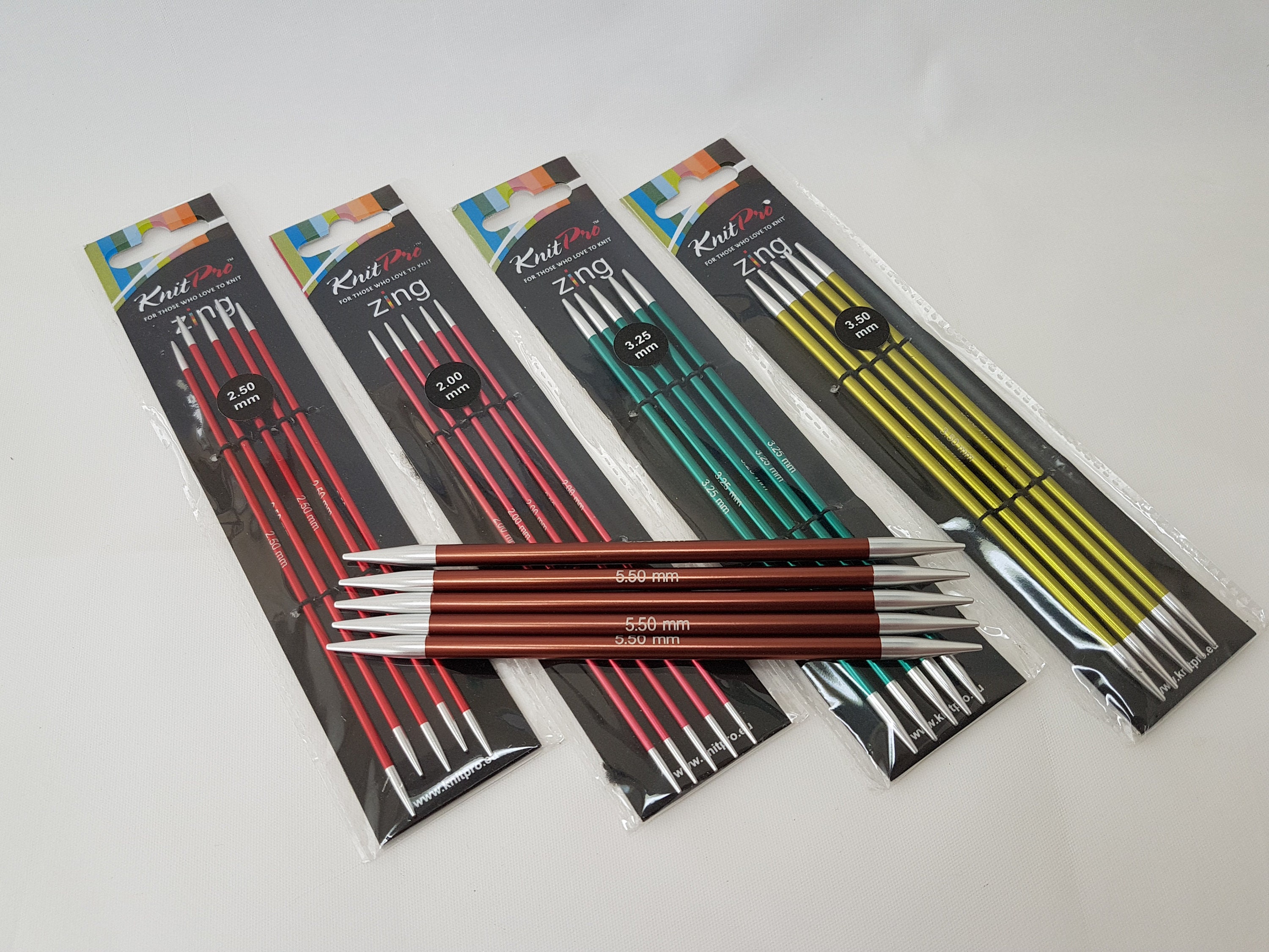 Zing DPN Set - 15 cm (6 in), Knitting Needles