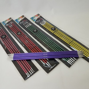 KnitPro Zing breinaalden zonder knop, 20 cm, dpns, maten 2 - 8 mm, sokkenbreinaalden