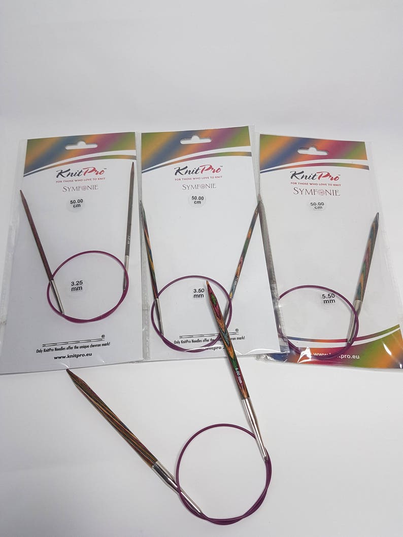 50 cm Knitpro Symfonie circular needles 2-12 mm