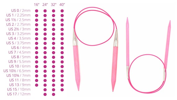 LYKKE BLUSH Wooden Circular Needles, 16