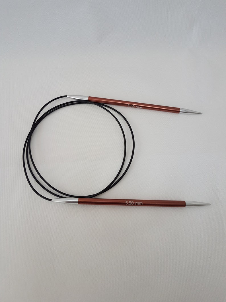 KnitPro Zing Circular needles, 100 cm, various sizes 2-12 mm image 8