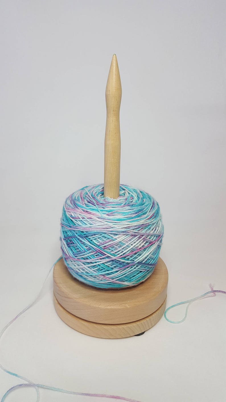 Knitpro NATURAL Yarn Dispenser Spinner Yarn Holder Etsy
