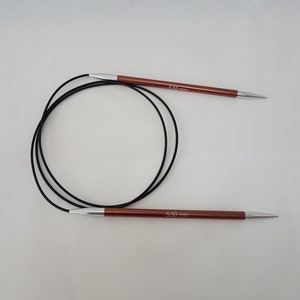 KnitPro Zing Circular needles, 100 cm, various sizes 2-12 mm image 5