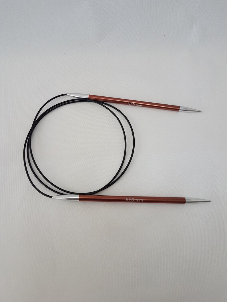KnitPro Zing Circular needles, 100 cm, various sizes 2-12 mm image 5