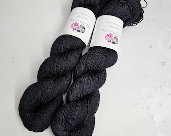 SW Merino / Nylon yarn, 4-ply, sock weight, 100g, CHARCOAL
