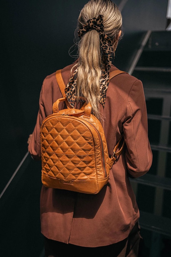 MUUD FRITSA Leather Backpack, Rucksack, Project Bag - Etsy display picture 1