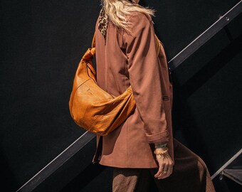 MUUD FATE leather crossbody bag, project bag
