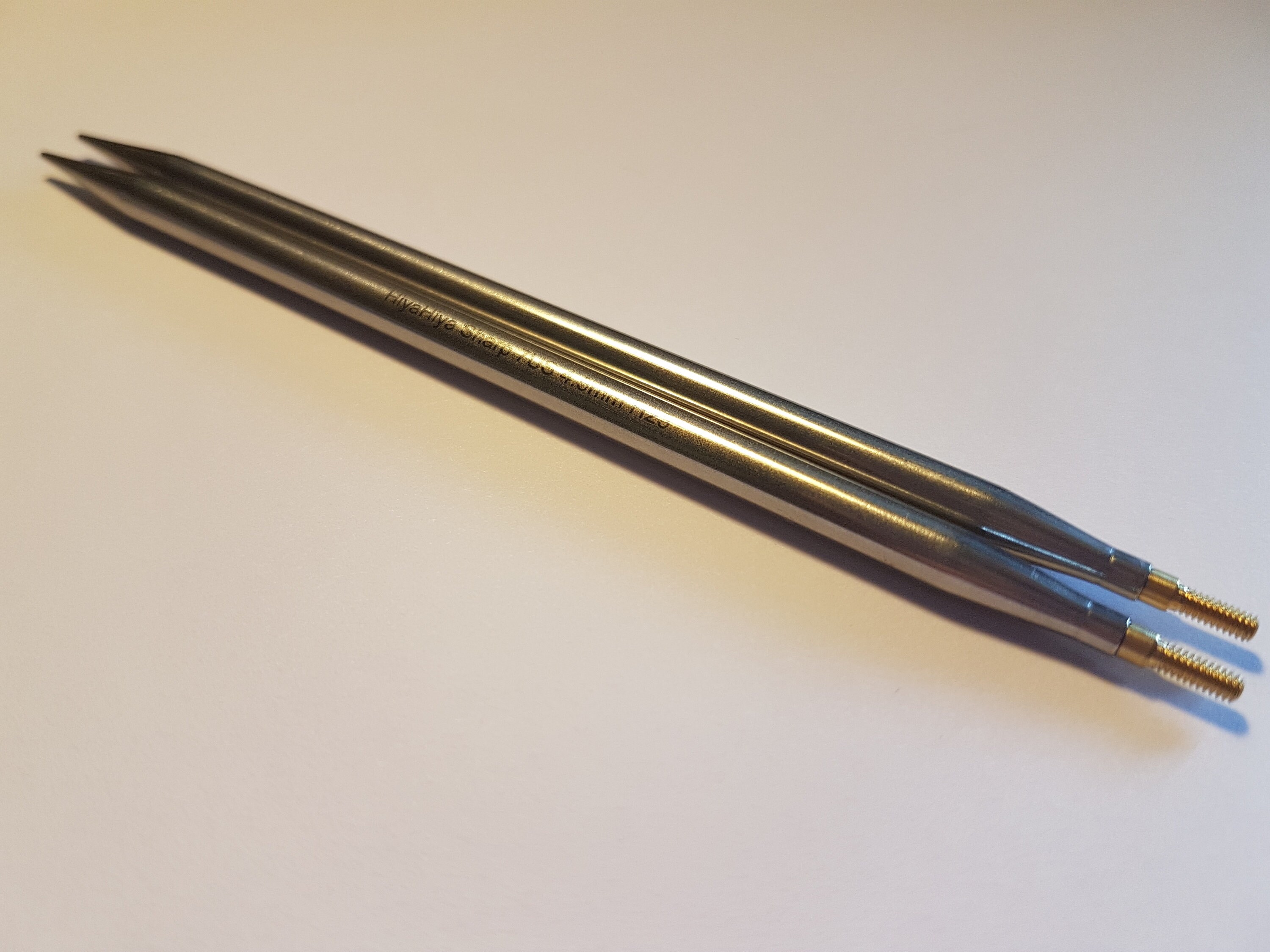 HiyaHiya 4-Inch Interchangeable Knitting Needle Tips - US Size 2 (2.75mm) Sharp Steel