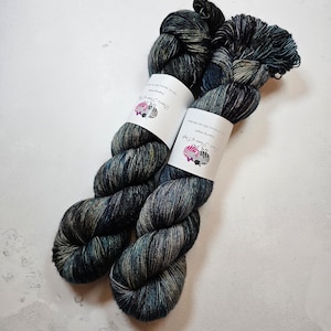 SW Merino Yak Nylon yarn, 4-ply, Fingering weight, 100g, OCEAN