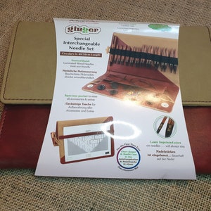 KnitPro GINGER Special Interchangeable needle DELUXE set, knitting needle set