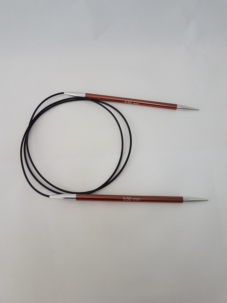 KnitPro Zing Circular needles, 100 cm, various sizes 2-12 mm image 2