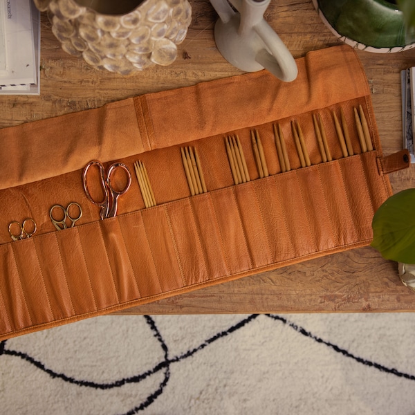 MUUD ELONA KNITTING needle case, crochet hook case