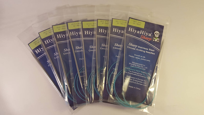 Hiya Hiya SHARP fixed circular needles, 2-15 mm, 80cm image 5