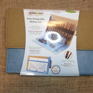 KnitPro GINGER Interchangeable needle DELUXE set, knitting needle set