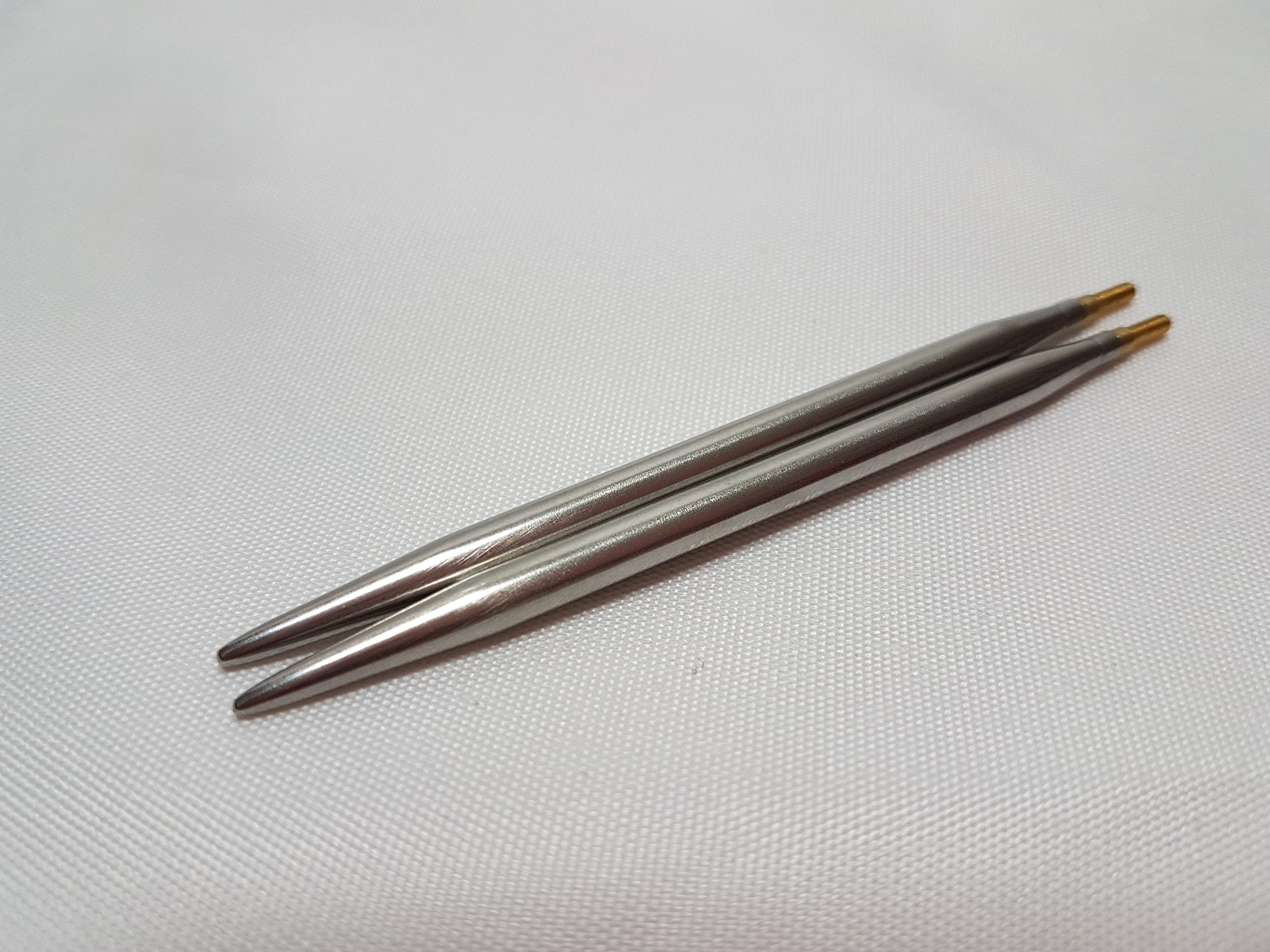 HiyaHiya 4-Inch Interchangeable Knitting Needle Tips - US Size 2 (2.75mm) Sharp Steel