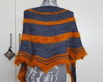 Spice Market shawl pattern, pdf, knitting instructions