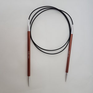 KnitPro Zing Circular needles, 100 cm, various sizes 2-12 mm image 6