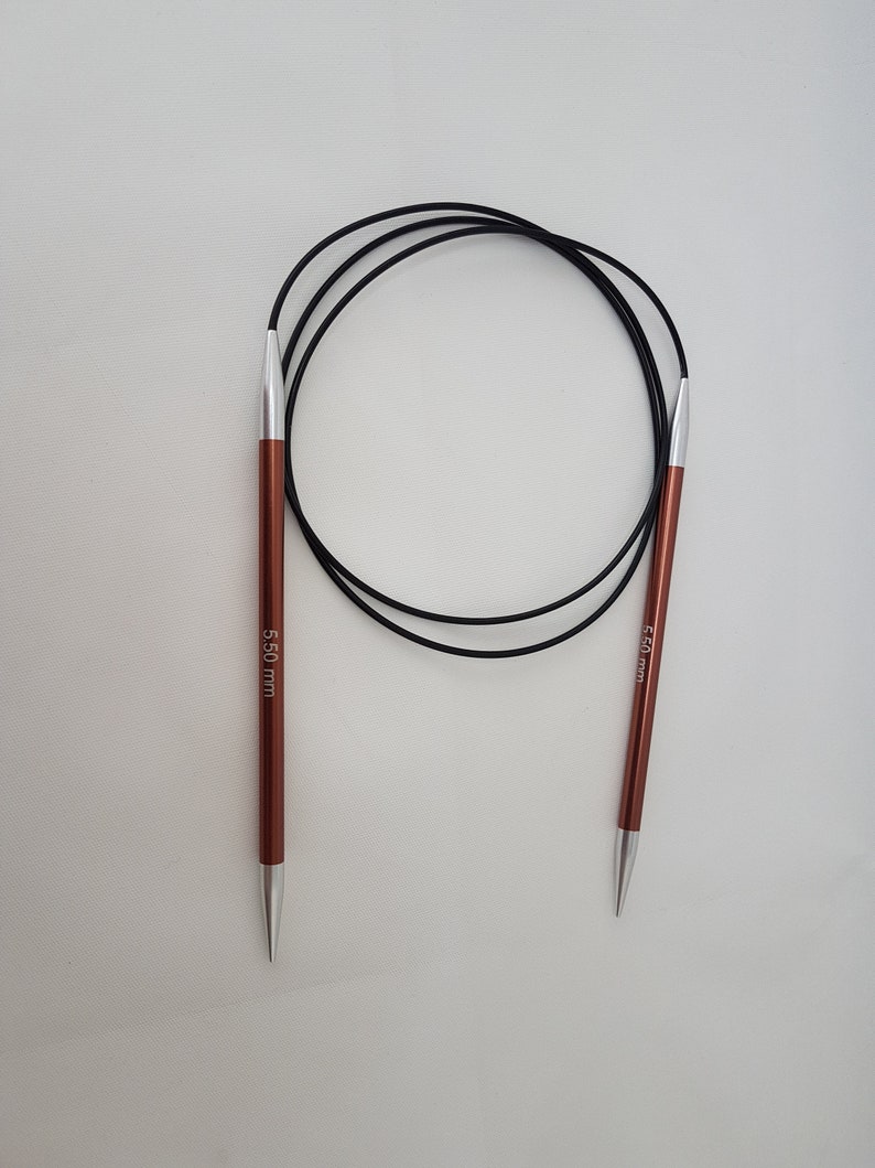 KnitPro Zing Circular needles, 100 cm, various sizes 2-12 mm image 6