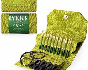 LYKKE GROVE 3.5" Juego de agujas intercambiables, VERDE