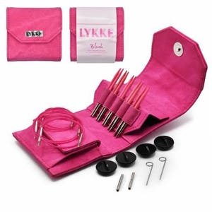 LYKKE BLUSH 3.5&quot; Interchangeable needle STARTER set,